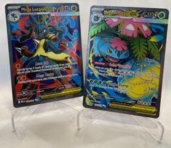Pokemon Mega Lucario, Venusaur ex 2-Card Ultra Rare Lot - Pack Fresh, Clean! - Image 1