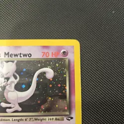 Pokemon TCG Rockets Mewtwo Gym Challenge Holo Card 14/132 MP SWIRL - Image 4