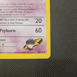 Pokemon TCG Rockets Mewtwo Gym Challenge Holo Card 14/132 MP SWIRL - Image 5