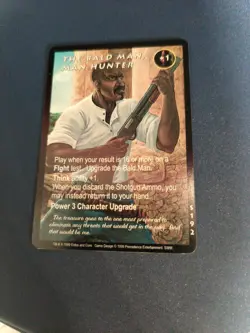 Tomb Raider CCG SWW the Bald Man Man Hunter #192 Rare Card - Image 2