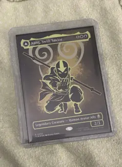 Aang, Swift Savior (Borderless) (Neon Ink Foil) Avatar: The Last Airbender MTG - Image 2