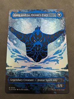 Aang, Swift Savior (Borderless) (Neon Ink Foil) Avatar: The Last Airbender MTG - Image 4