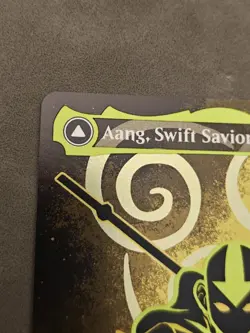 Aang, Swift Savior (Borderless) (Neon Ink Foil) Avatar: The Last Airbender MTG - Image 5