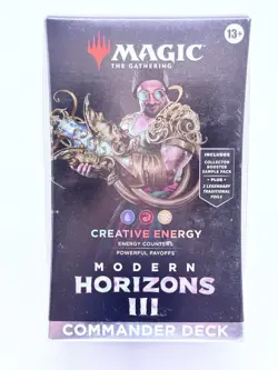 Magic The Gathering Modern Horizons 3 Creative Energy Commander Deck - Image 1