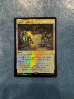 1x Exotic Orchard, Surge Foil, Final Fantasy, Magic MTG NM - Image 1