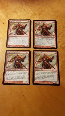 4 Sokenzan Renegade Magic the Gathering MTG Saviors Of Kamigawa x4 4x Playset - Image 1