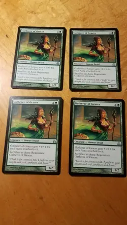 4 Gatherer of Graces - Magic the Gathering MTG Guildpact x4 4x Playset - Image 1