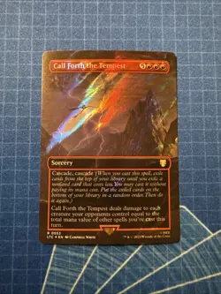 Call Forth the Tempest (Borderless) (Surge Foil) Commander: the Lord of the... - Image 1