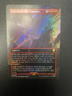 Call forth the Tempest SURGE FOIL LOTR Pack Fresh Never Played FREE SHIPPING - Image 1