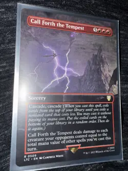 Call Forth the Tempest (Borderless) Commander: the Lord of the Rings Regular - Image 3