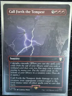 Call Forth the Tempest (Borderless) Commander: the Lord of the Rings Regular - Image 5