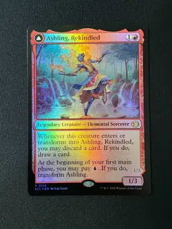 2026 MTG Lorwyn Eclipsed Ashling, Rekindled Foil #124 - Image 1