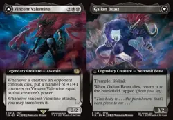 Vincent Valentine // Galian Beast (#454) - Extended Art FIN NM MTG - Image 1