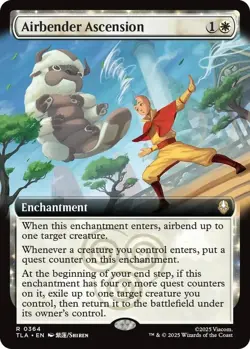 Foil Airbender Ascension (Extended Art) Avatar: The Last Airbender LP 364 - Image 1