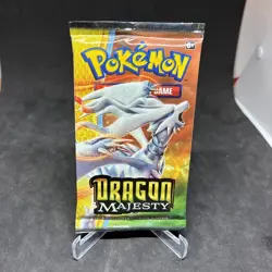 Pokemon TCG Dragon Majesty Booster Pack Reshiram Art New Sealed 2018 - Image 1