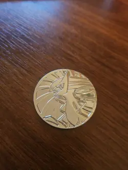 Pokemon TCG Collectible Coin - ARCEUS, Metal Gold Ultra Premium Collection - Image 1