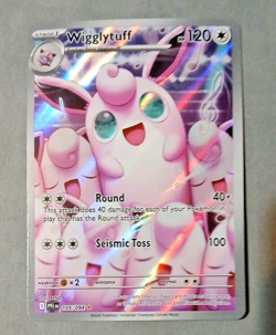 Pokemon TCG, Wigglytuff Illustration Rare ME02: Phantasmal Flames 105/094 NM - Image 1