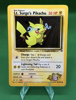 Lt. Surge's Pikachu - Gym Heroes #081/132 Pokemon TCG - Image 1