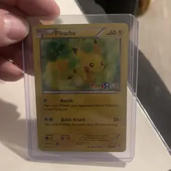 Pikachu Toys R Us Stamped Exclusive Holo 26/83 XYGenerations Pokemon 2016 HP60 - Image 1