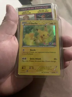 Pikachu Toys R Us Stamped Exclusive Holo 26/83 XYGenerations Pokemon 2016 HP60 - Image 3
