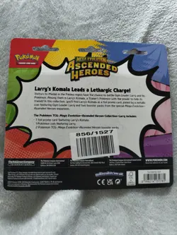 Pokemon Ascended Heroes 2 Pack Blister - Brand New Sealed - Larry's Komala Promo - Image 2