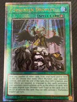 Forbidden Droplet (Quarter Century Secret Rare) RA01-EN064 Yu-Gi-Oh! - Image 1