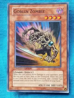 YuGiOh Cards - Goblin Zombie - CRMS-ENSE2 - Near Mint! - Image 1
