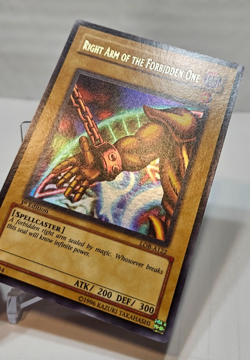 Right Arm of the Forbidden One LOB-A122 Ultra Rare 1st Ed Australian Yugioh 7066 - Image 3