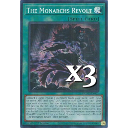 3X The Monarchs Revolt DUAD-EN062 SR Duelist's Advance NM 1st Ed YUGIOH - Image 1