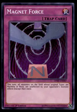 Yu-Gi-Oh TCG Rivals of the Pharaoh #DPRP-EN007 Magnet Force SR, 1st Ed. NM - Image 1