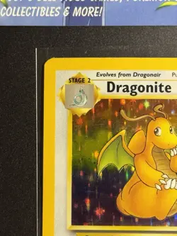 Pokemon TCG Dragonite Fossil Holo Unlimited Rare Card 4/62 1999 WOTC Vintage - Image 3
