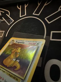 Pokemon TCG Dragonite Fossil Holo Unlimited Rare Card 4/62 Vintage WOTC LP/NM - Image 3