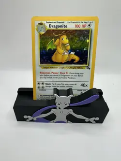 Pokemon TCG Dragonite Fossil Holo Unlimited Rare Card 4/62 1999 WOTC Vintage - Image 1