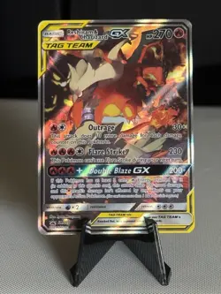 Pokemon TCG Reshiram & Charizard GX SM201 Black Star Promo - Image 1