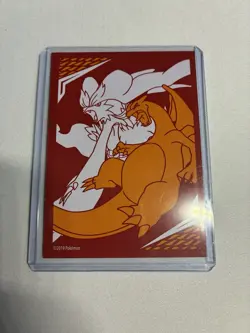 Pokemon TCG Reshiram & Charizard GX TAG TEAM #SM201 Promo Great Condition - Image 2