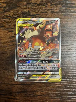 Pokemon TCG Reshiram & Charizard GX #SM201 Sm Holo - Image 1