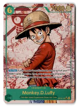 Monkey D. Luffy OP13-118 SEC Alt Art - One Piece Carrying On His Will English - Image 1