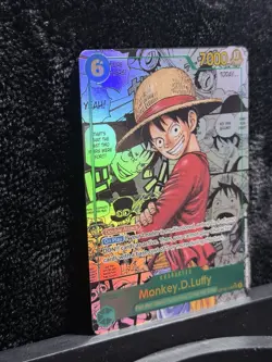 Monkey.D.Luffy (118) (Super Alternate Art) OP13-118 Carrying On His Will Manga - Image 3