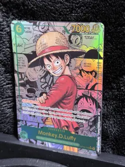 Monkey.D.Luffy (118) (Super Alternate Art) OP13-118 Carrying On His Will Manga - Image 4