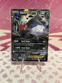 Pokemon Card Darkrai EX 74/122 Half Art XY Breakpoint Light Play - Image 1