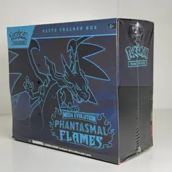 Pokemon TCG Mega Evolution Phantasmal Flames Elite Trainer Box BRAND NEW SEALED! - Image 2