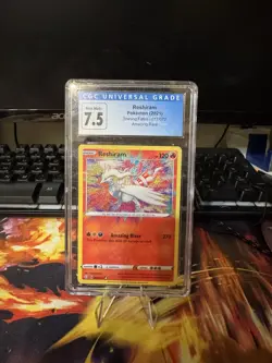 Pokemon TCG Shining Fates Reshiram Card 17/72 CGC. 7.5 - Image 1