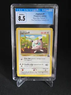 Jigglypuff #7 - Black Star Promo - WoTC Pokemon Card CGC 8.5 NM/Mint+ - Image 1