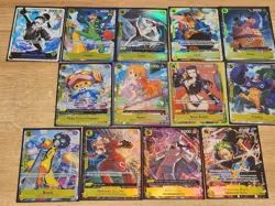 13 Card Full Art set - ONE PIECE ST29 Starter Deck EGGHEAD English NM - Image 1