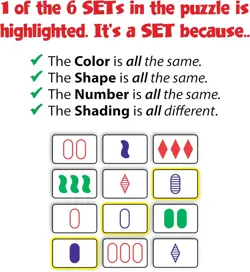 SET Card Games for Kids - Collectors Tin, Matching Game, Learning Games, Fun... - Image 4