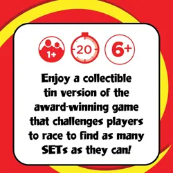 SET Card Games for Kids - Collectors Tin, Matching Game, Learning Games, Fun... - Image 5