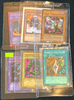6 Yu Gi Oh TCG Trading Card Lot Authentic Takriminos Barrel Dragon - Image 1