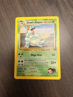 Pokemon TCG Giovanni's Nidoqueen Gym Challenge, Card 23/132, Unlimited Rare 1999 - Image 2