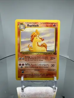 Rapidash 44/64 Jungle Pokemon Card Vintage WOTC Uncommon Non-Holo - Image 2