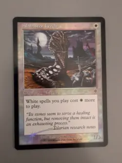 Alabaster Leech. MTG Card. Invasion. Foil. Old Vintage Border. - Image 1